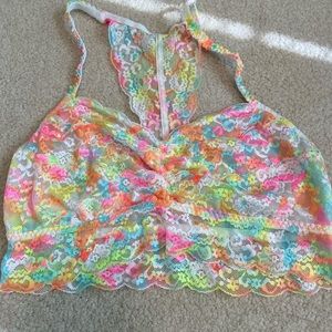 Multi colored bralette